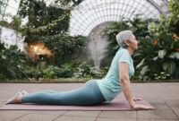 Gentle yoga exercises can help reduce the severity of hot flashes