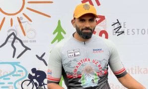 Kabir Rachure finished the Romantika Uz Beas ultracycling race.