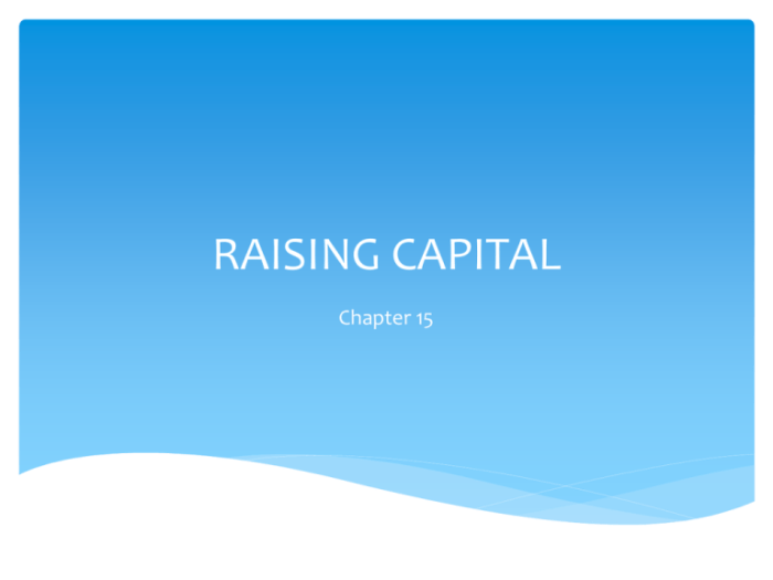 6 rules for raising capital