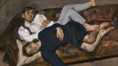 Royal academy arts lucian freud opens friends