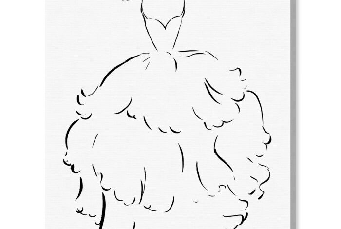 Feather blocked dress diy