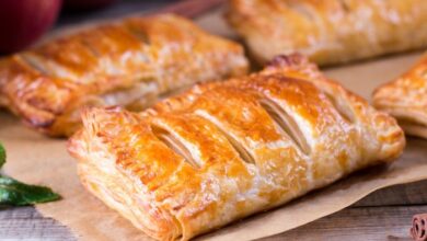 Smoky apple and pepper jack turnovers