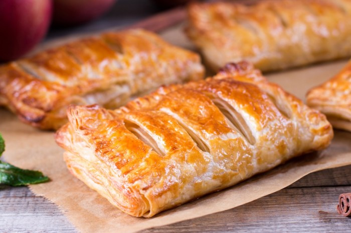 Smoky apple and pepper jack turnovers