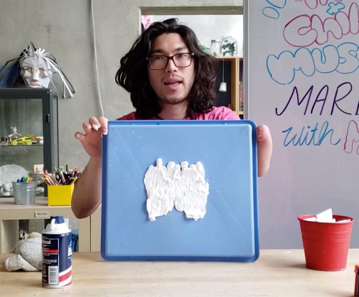 How to marble with shaving cream and ink