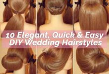 A simple pretty updo