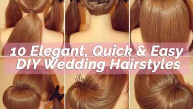 A simple pretty updo