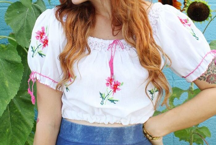 Easy crop top restyle