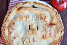 Spiced bourbon apple pie