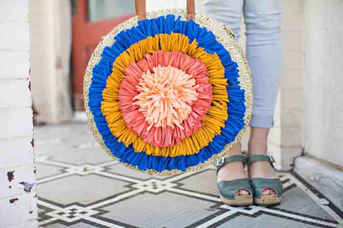 Fabric tassel bag diy