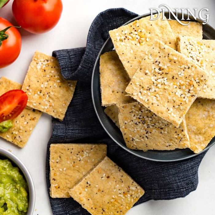 Whole wheat coconut oil crackers