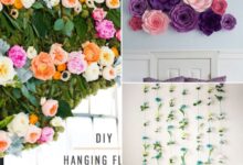 Diy wedding day flower wall