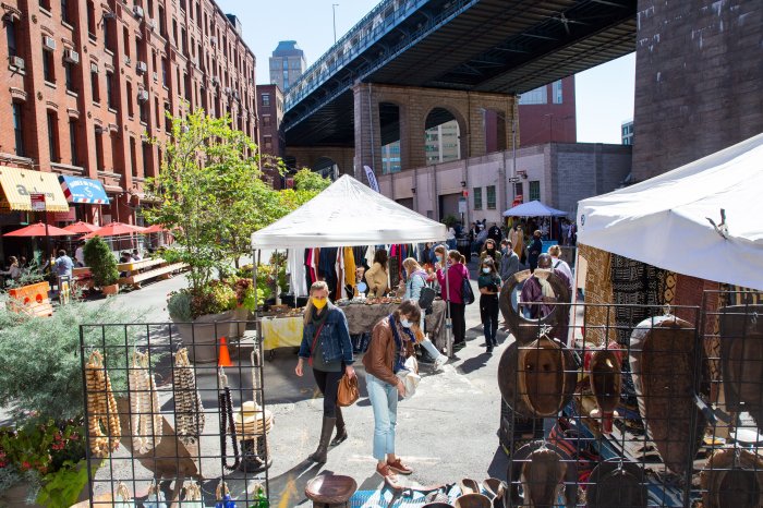 Burgers and the brooklyn flea market