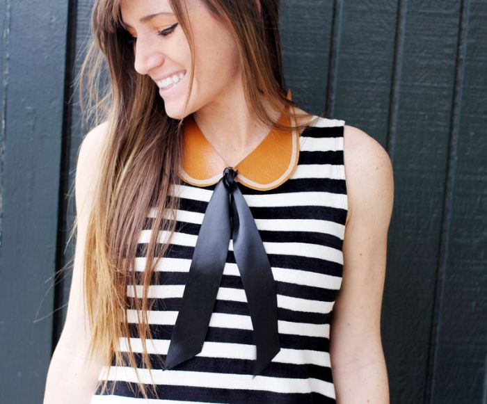 Peter pan collar necklace diy
