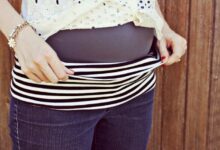 Maternity diy make a belly band