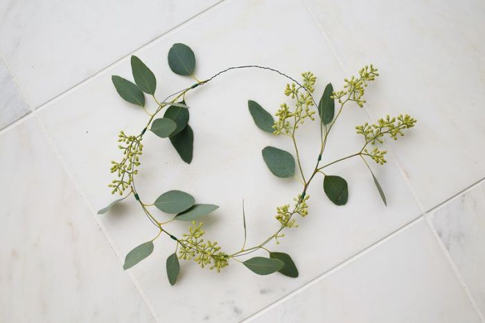 How to make eucalyptus hair wreaths