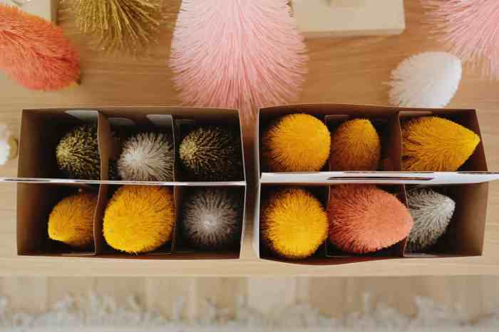 3 ways to store bottle brush trees