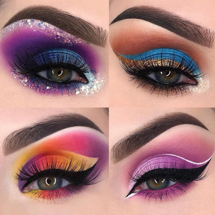 From day to date night eye makeup routine