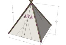 Make your own play teepee