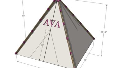 Make your own play teepee