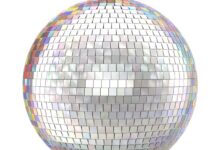 Make your own rainbow disco ball