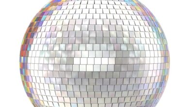 Make your own rainbow disco ball