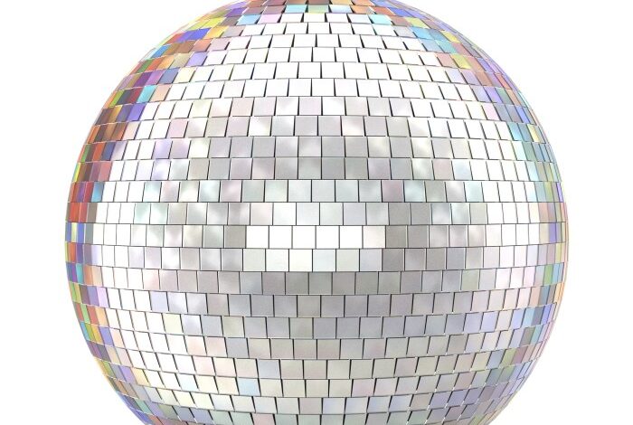 Make your own rainbow disco ball