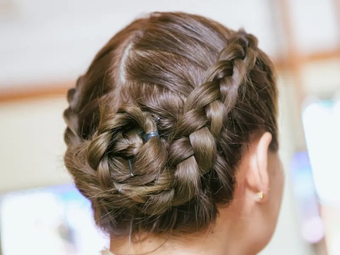 Two ways to style double braids