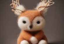 Woodland creatures felt masks