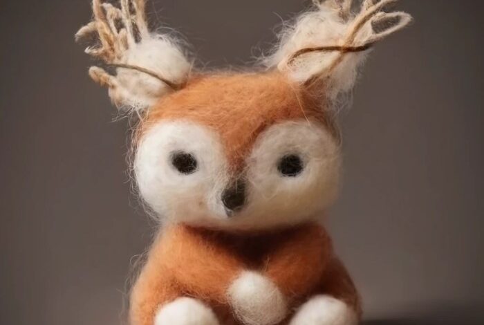 Woodland creatures felt masks