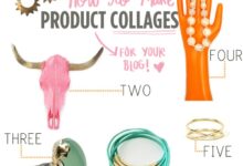 How to make product collages for your blog