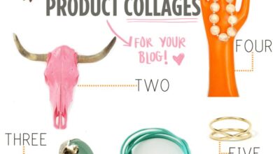 How to make product collages for your blog