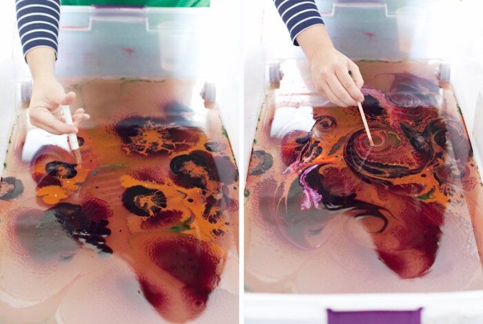 How to marbleize paper trials and errors