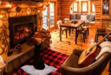 Elsies autumn fireplace display