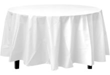 Try this white tablecloth makeover