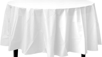 Try this white tablecloth makeover