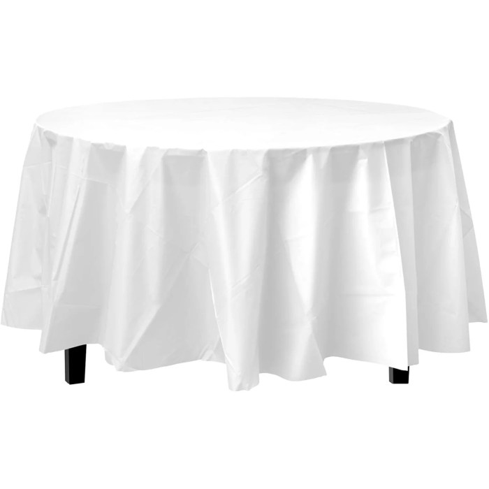 Try this white tablecloth makeover