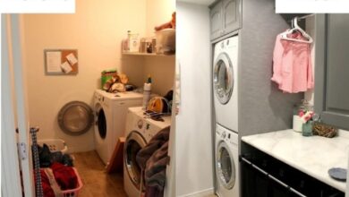 Elsies laundry room tour before after