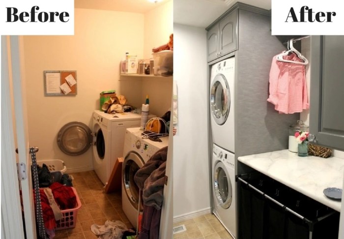 Elsies laundry room tour before after