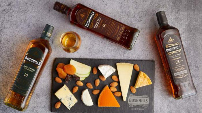 Four corners ireland whiskey cheese pairing evening