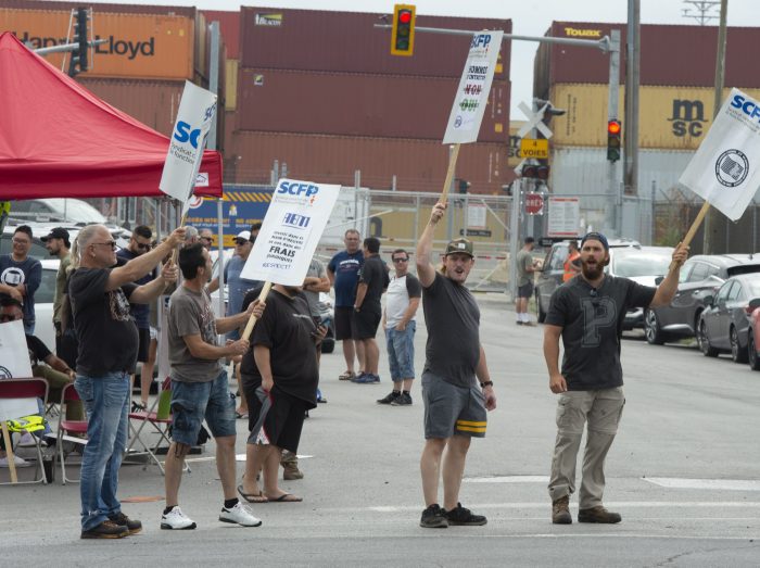 Montreal dockworkers strike mandate