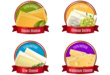 Gold diy cheese labels