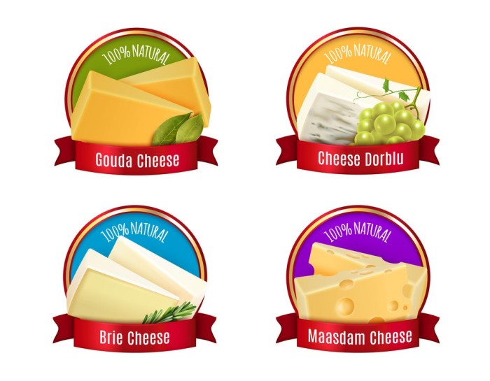 Gold diy cheese labels