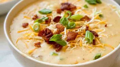 Potato and cream cheese soup