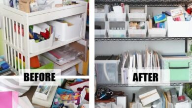 Tips for organizing your craft space