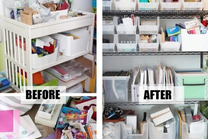 Tips for organizing your craft space