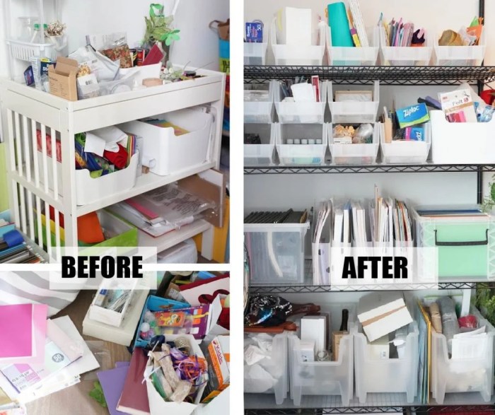 Tips for organizing your craft space