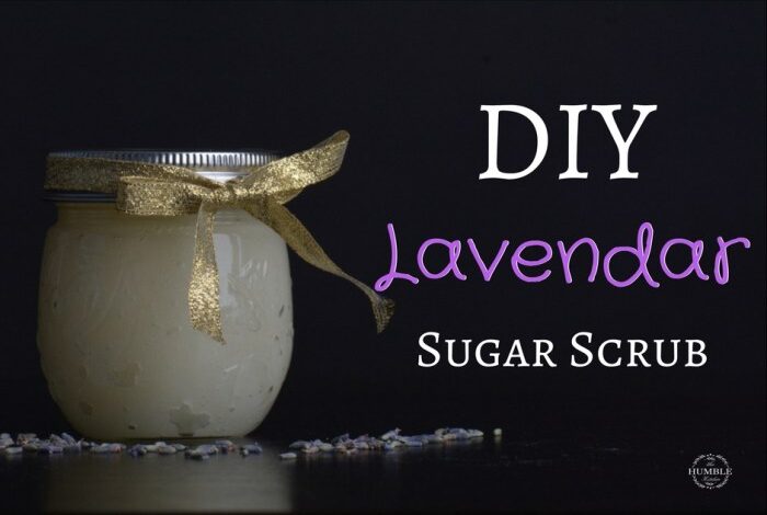 Lavender sugar cube scrub diy