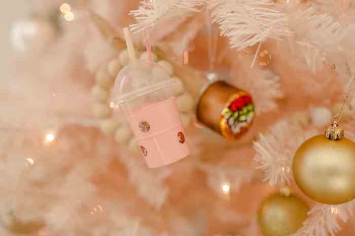 Boba tea ornament diy