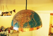 Brass globe sconce diy