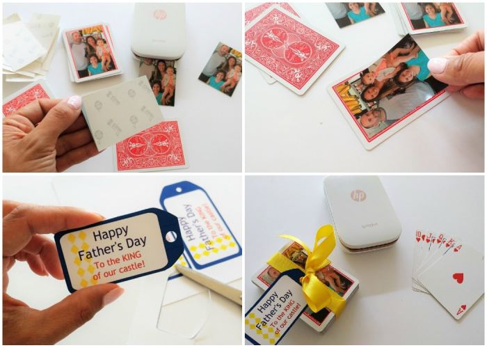 Diy photo playing cards